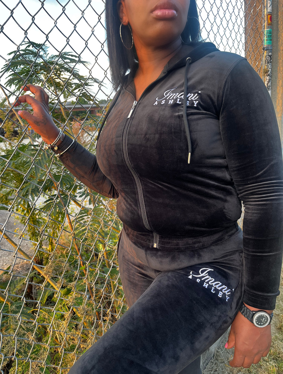 Hustla’s Wife Velour Set