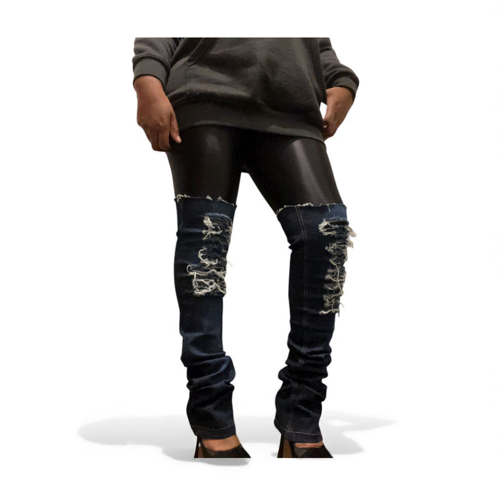 Roxy Denim Leg Sleeves
