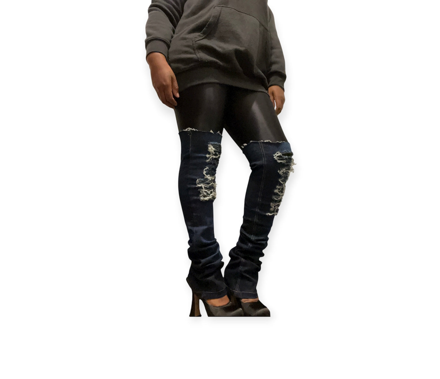 Roxy Denim Leg Sleeves