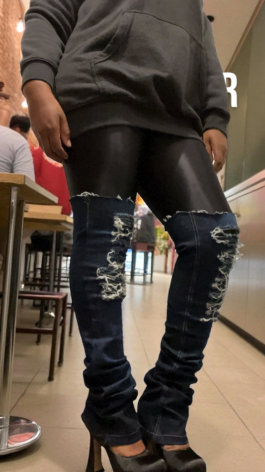 Roxy Denim Leg Sleeves