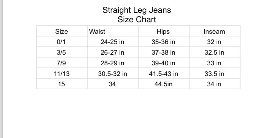 Ms. Boss Straight Leg Jeans